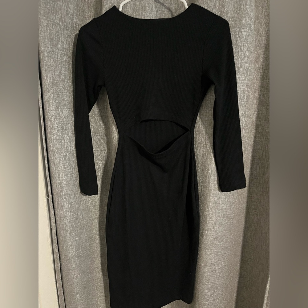 Vici Black Long Sleeve Dress